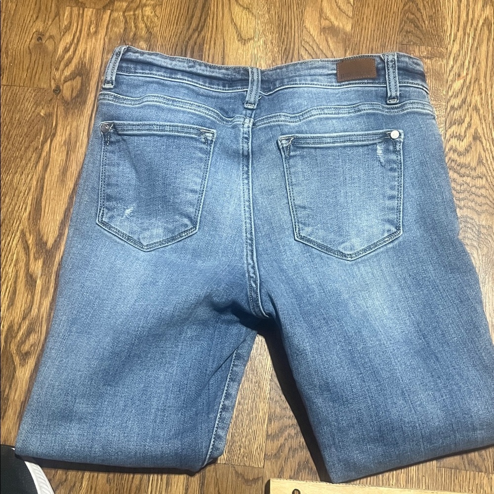 Judy Blue light mid rise cropped skinny jeans size 7/28 - Picture 5 of 5